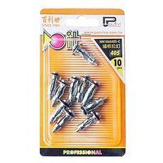 【panrico 百利世】牆板拉釘 405 (10支/卡) DIY牆面固定 輕鬆安裝 適用多種材質, 1組