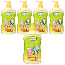 Baan 貝恩 清新雙效洗髮沐浴乳 400ml 兒童專用, 5瓶