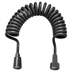 World Clean Allsten 浴室陽台噴槍軟管線, 黑色, 3m