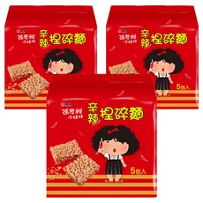維力 張君雅小妹妹 辛辣捏碎麵, 200g, 3袋