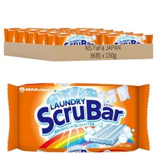 NS FaFa JAPAN LAUNDRY ScruBar 強力清潔洗衣皂 150g, 900g, 6組