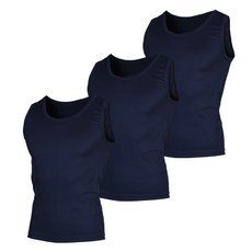 Kolon 男款素色無袖背心 3入