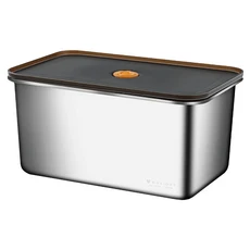 MASIONS 美心 DELUXE 可微波 頂級304不鏽鋼密封防漏保鮮盒 1580ml, 1個, 容器 + 蓋子