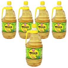 오뚜기 현미식초, 1.8L, 5개