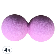 리와일딩 데일리 마시지 땅콩볼 130 x 65 x 65 mm, 핑크, 4개