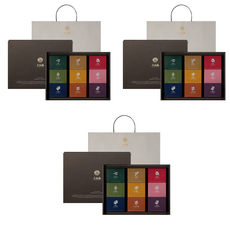 OSULLOC 精選茶葉禮盒 90入+購物袋組, 茶包 9種, 3組