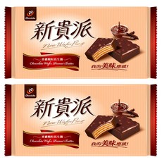 77 新貴派 花生巧克力 9個, 144g, 2包