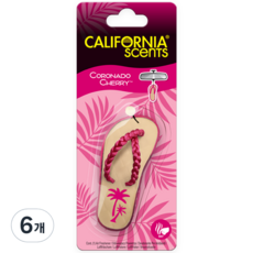 CALIFORNIA scents 涼鞋款懸掛式芳香劑, 6個, 科羅娜多櫻桃香