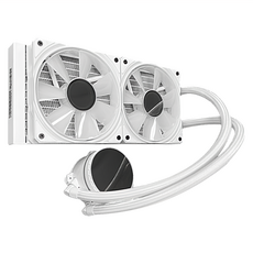 AITC 艾格 KINGSMAN 一體式ARGB水冷CPU散熱器套組 ARGB同步燈光效果 銅芯冷頭設計 優質橡膠散熱管, KA-R240, 白色, 1組