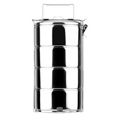 ZEBRA THAILAND 斑馬牌 304不銹鋼 多層飯盒 5.2L, 1組, 銀色