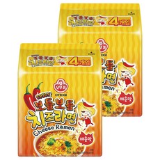 OTTOGI 不倒翁 辣起司風味拉麵 111g, 8包