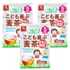 Hakubaku 麥茶包, 日本國產大麥100%, 清香甘醇, 冷熱皆宜, 即沖即飲, 8g, 52包, 3袋