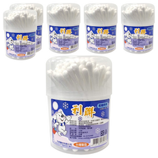 利聯醫技 粗軸棉棒 100支±3%, 100支, 6罐