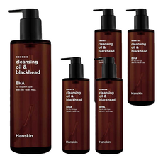 Hanskin BHA 黑頭清潔卸妝油 - 油性肌適用, 300ml, 5瓶