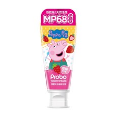 Probo 博寶兒 佩佩豬多益肽草莓口味牙膏, 80g, 1條