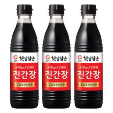 햇살담은 두번 달여 더 진한 진간장, 500ml, 3개