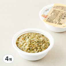 짱죽 중기 9개월부터 한우 치즈 야채죽 죽2 이유식, 200g, 4개