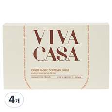 VIVACASA 烘衣機用香氛柔軟紙 正品, 40入, 4個