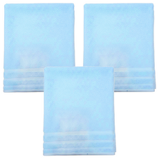 LIFE 來福牌 浴巾 380g 棉紗 66 x 132cm, 藍色, 3條