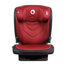 lionelo ISOFIX 成長型輔助汽座 Neal 3~12歲, 勃根地酒紅