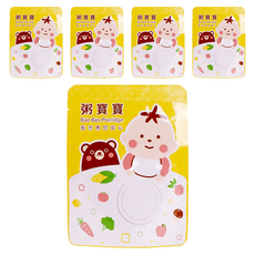 粥寶寶 無毒農 香濃蘋果薑黃雞 12個月以上, 120g, 5包