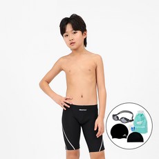 aquatica 男童室內泳衣 一般泳鏡 6件組 AQAJB494