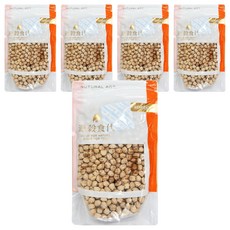 源穀食代 埃及豆 雪蓮子 鷹嘴豆, 非基因改造, 無農藥, 無防腐劑, 無添加, 500g, 5包