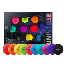 Volvik Vivid系列3層高爾夫球 Universe Edition 10種組, 混色, 10顆, 1組