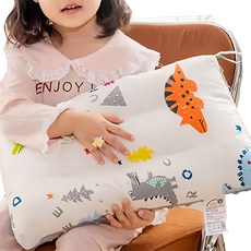 愛北鼻 獨家加厚水洗枕 小恐龍, 43x28cm, 柔軟舒適, 方便清潔, 1件