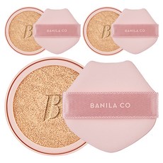 바닐라코 에센스 스킨 핑크 쿠션 리필 12g, 23호 베이지, 3개