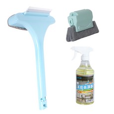 SUN SIN 三新立潔 AXIS 艾克思 Axis紗窗清潔刷 Set + Axis 窗戶溝槽清潔器 Set + 萬能去漬霸, 1組, 藍色