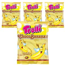 Trolli 巧克力香蕉味棉花糖, 150g, 4個