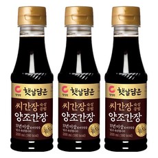 햇살담은 씨간장 숙성 양조간장 골드, 200ml, 3개