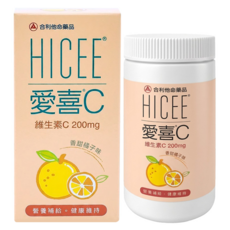HICEE 愛喜 合利他命 維生素C 口嚼錠 香甜橘子味, 12g, 1罐