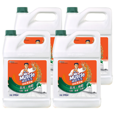Mr Muscle 威猛先生 地板清潔劑加侖桶 森林芬多精, 3.785L, 4桶