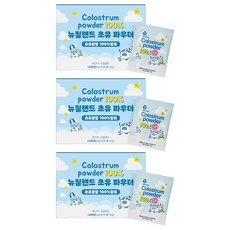 엔젯오리진 뉴질랜드 초유 파우더, 60g, 3개