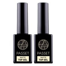 Facet 啞光指甲頂部凝膠, 透明色, 2個, 10ml