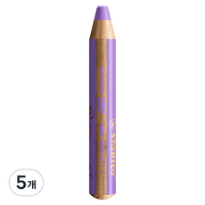 STABILO 思筆樂 Woody 色鉛筆 303 粉彩紫丁香, 1色, 5個
