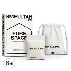 smelltan 高效能無香除臭劑 正品, 30g, 6個