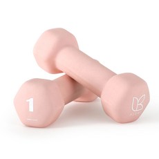 아리프 네오프렌 선인장 아령, 1kg, 2개