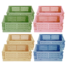 DG생활 소형 파스텔 폴딩박스 4종 세트 DG-06, G + B + A + P, 2세트