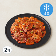 고깃집왕건 매콤달콤 삼겹구이 (냉동), 1kg, 2개