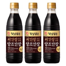햇살담은 씨간장 숙성 양조간장 골드, 500ml, 3개