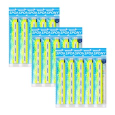 SPONY 柔軟貼合羽球握把布 N-1000, 螢光黃, 15個
