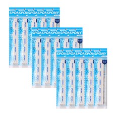 SPONY 羽球柔軟貼合握把布 N-1000, 白色, 15個