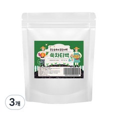 웃는농부 인진쑥 차 티백, 1g, 100개입, 3개