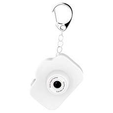 부이 큐트 미니 키링 디지털 카메라 B5CA-01K + SD 메모리 카드, B5CA-01K(WHITE), 1개