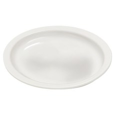 YOON CERAMICS Maison Objet Dangdang 橢圓盤 大 (25 x 18 x 2.5 公分), 1個, 白色