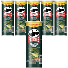 PRINGLES 品客 洋芋片 烤海苔味, 6罐, 97g