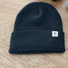 BYDAMSOOMI 狗主人的寵物針織帽, 黑色